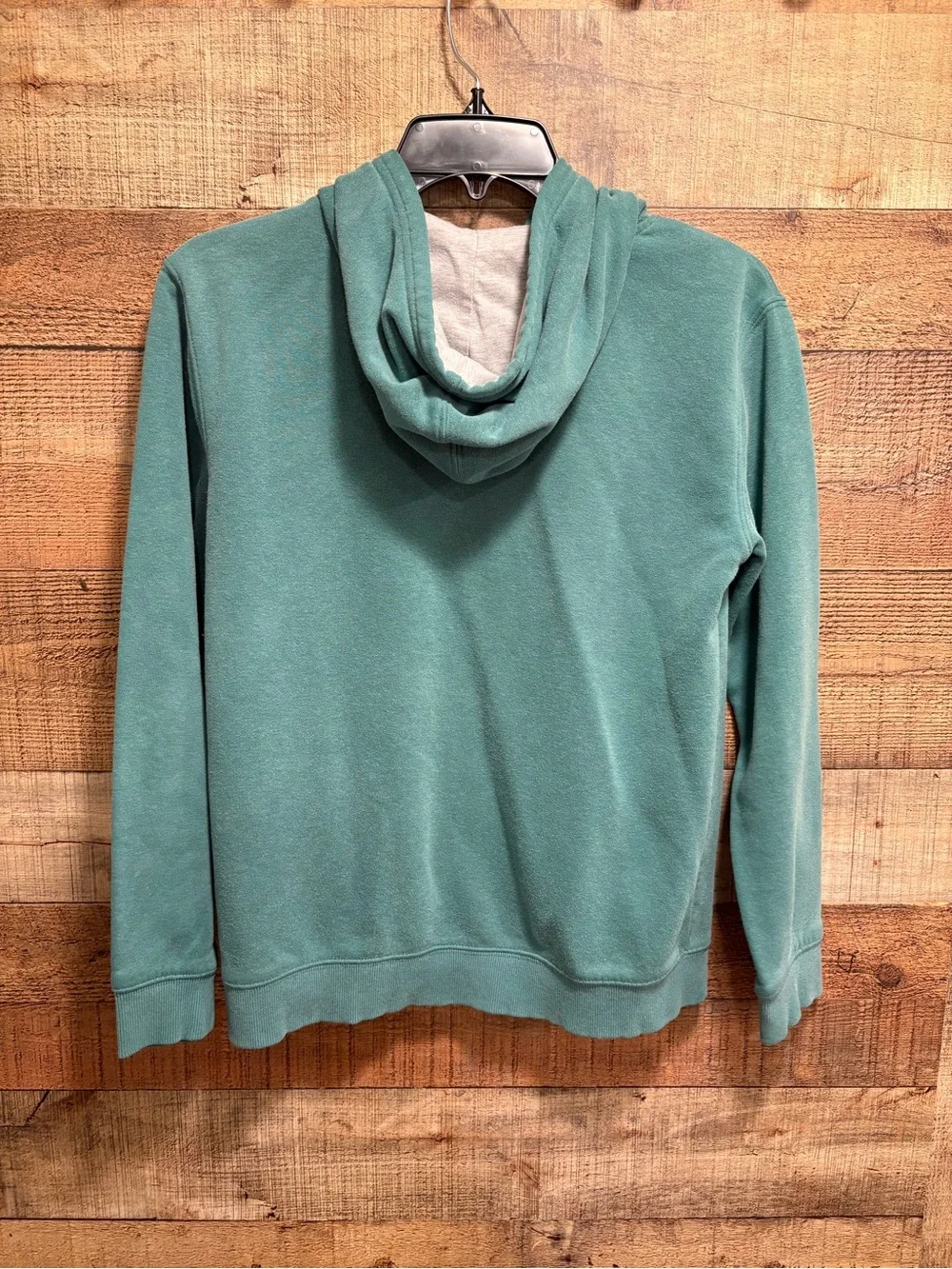 Champion Boys Hoodie Size L 14/16 Blue Green Pullover Sweatshirt K014